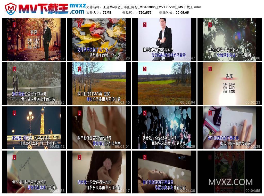 王建华-秋恋_国语_流行_MD403805